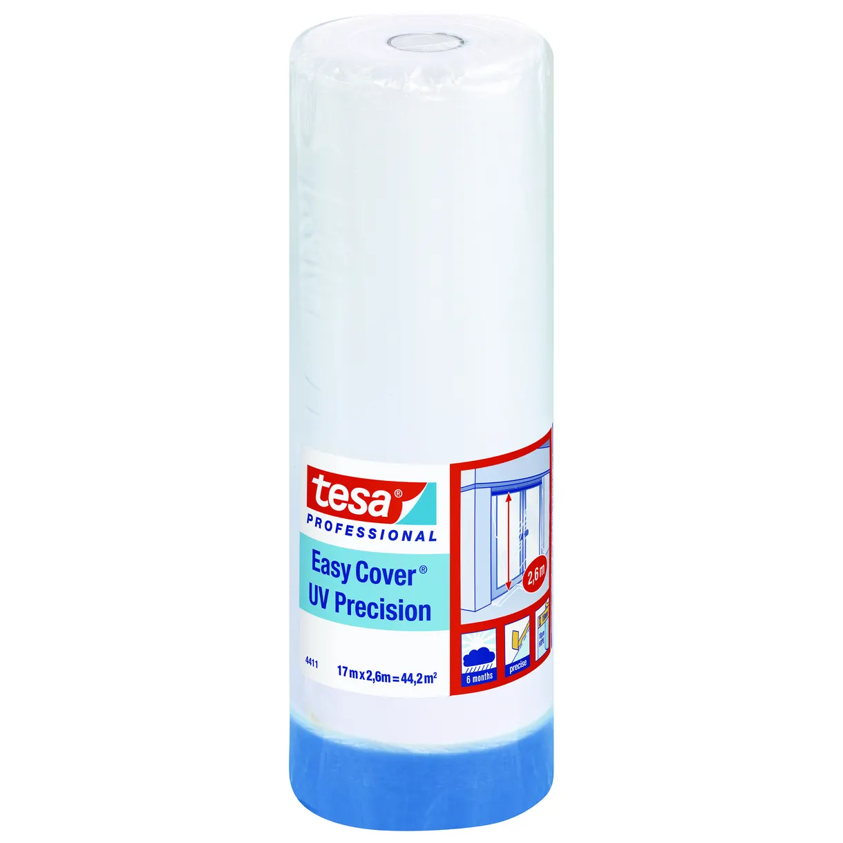 MASKERINGSFOLIE EASY COVER UV PRECISION TESA 17MX2600MM