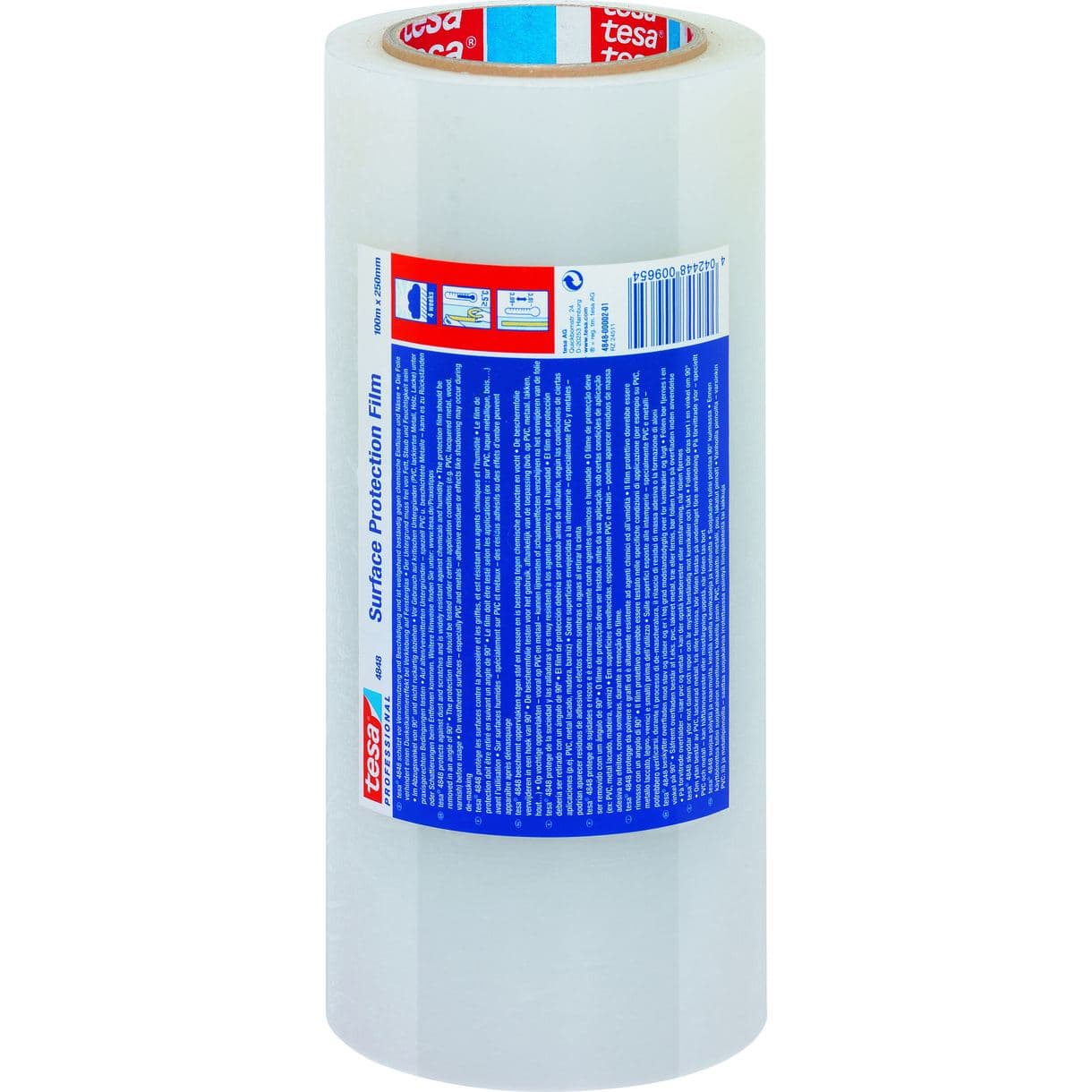 SKYDDSFOLIE PE 4848 TESA TRANSPARENT 250MM 100M