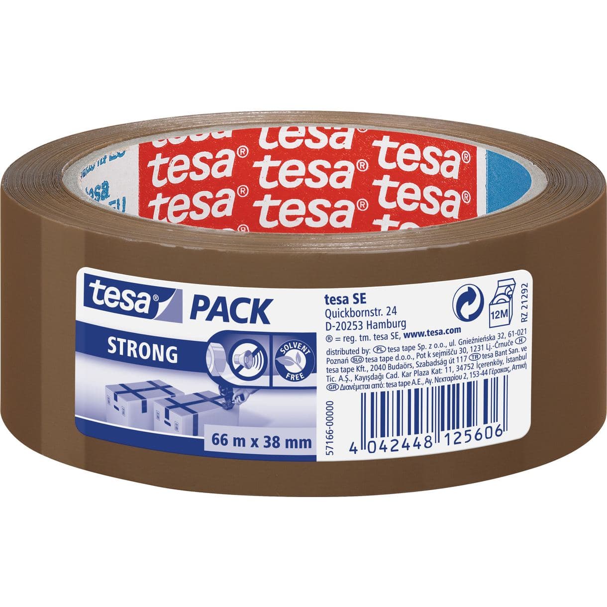 PACKTEJP STRONG 57166 TESA BRUN 38MM 66M