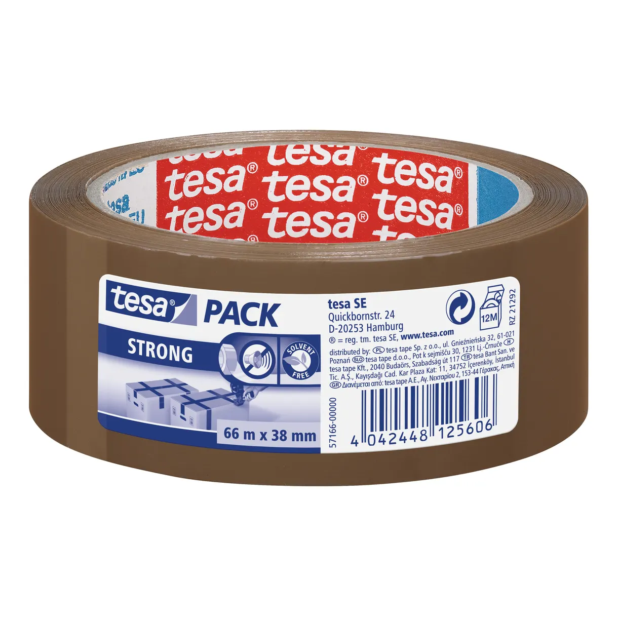 PACKTEJP STRONG 57166 TESA BRUN 38MM 66M