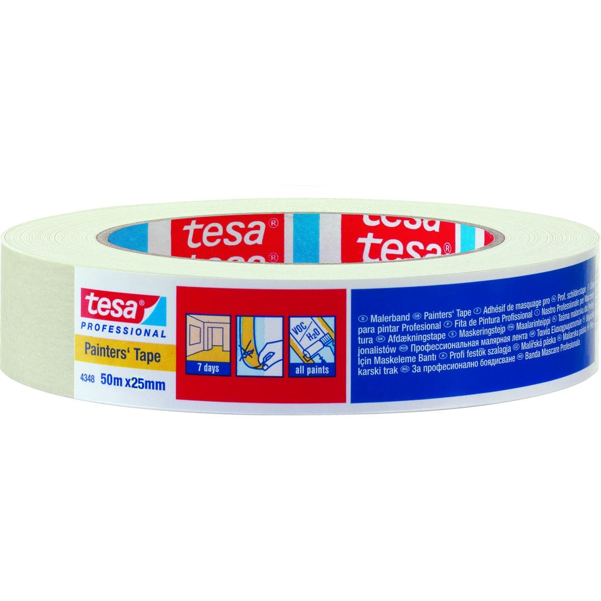 MASKERINGSTEJP 4348 7 DAGAR TESA 50MX25MM