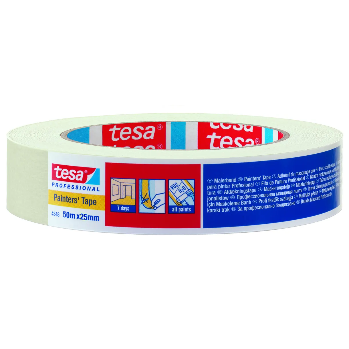 MASKERINGSTEJP 4348 7 DAGAR TESA 50MX25MM