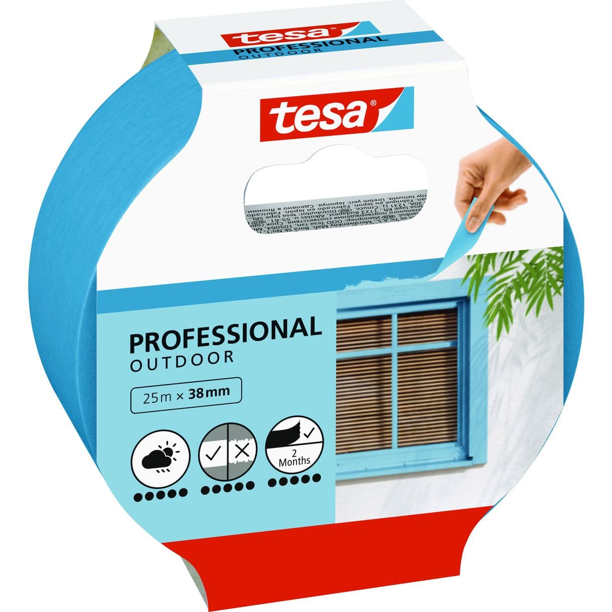 MASKERINGSTEJP PROFESSIONAL 56251 OUTDOOR TESA 38MM 25M