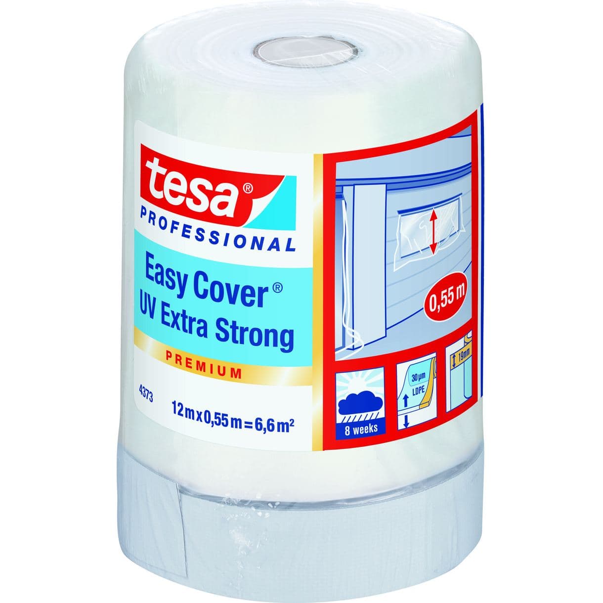 MASKERINGSFOLIE EX STRONG UV TESA 550MM 12M