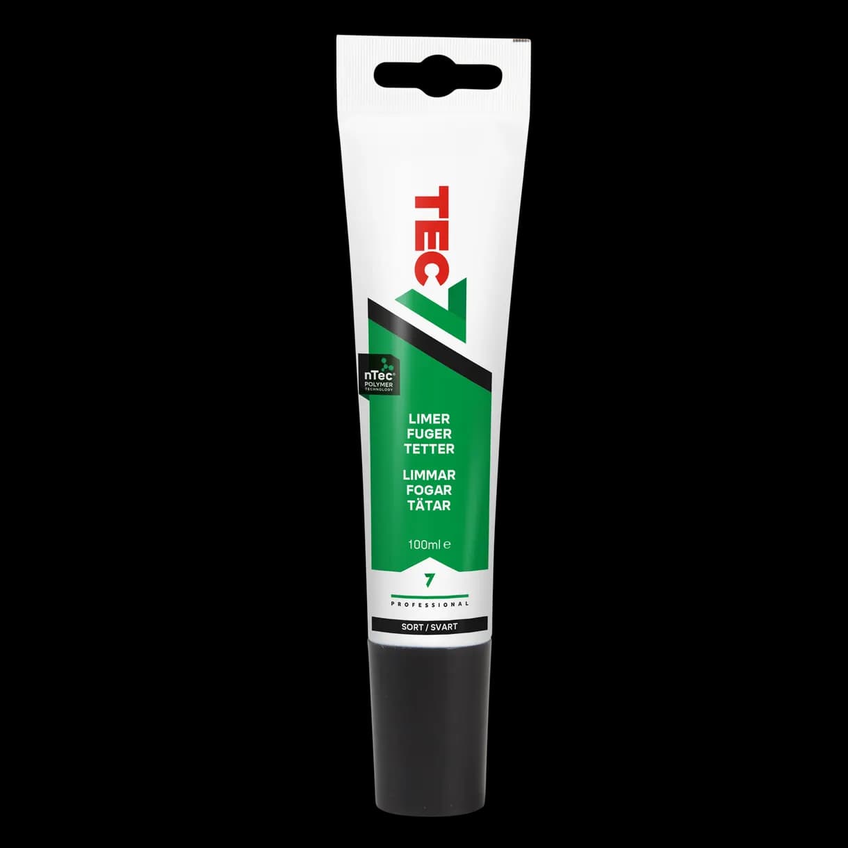 FOGMASSA TEC7 TUB SVART 100ML TUB SVART 100 ML
