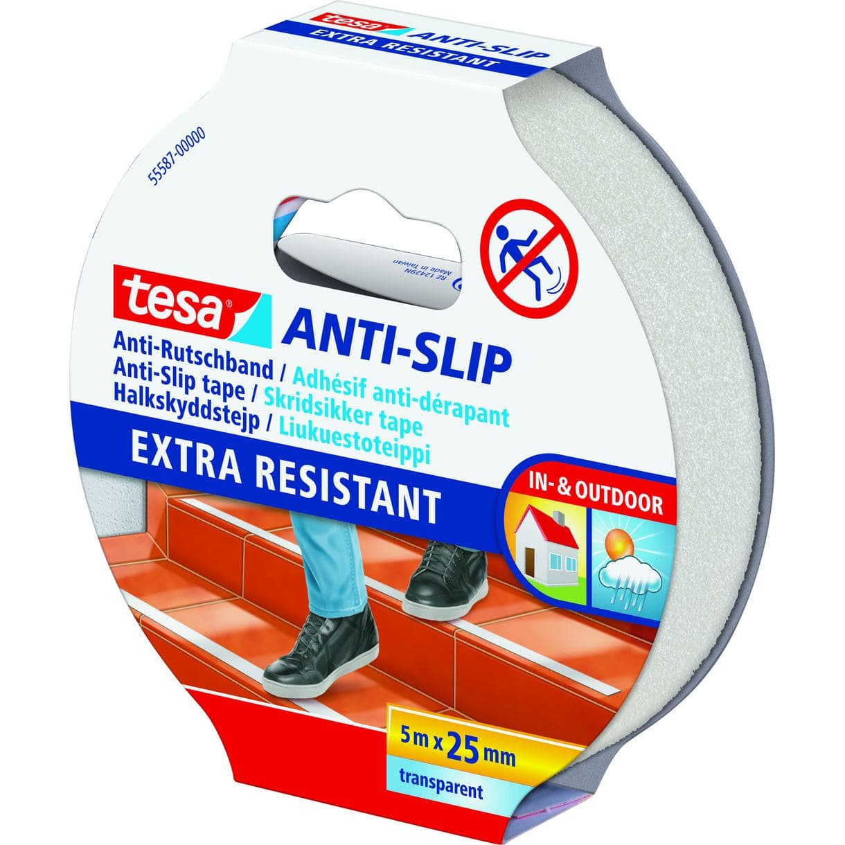 HALKSKYDDSTEJP 55587 TESA TRANSPARENT 5MX25MM