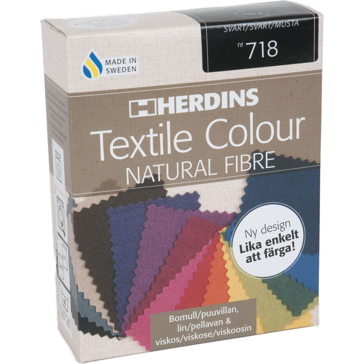 TEXTILFÄRG FLYTANDE SVART