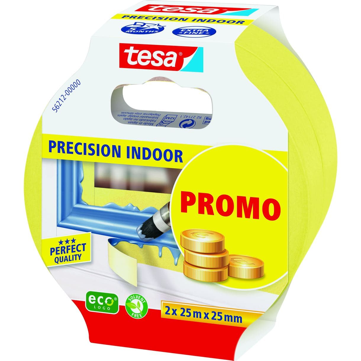 MASKERINGSTEJP PRECISON 56212 PROMO OUTDOOR 2X25MX25MM