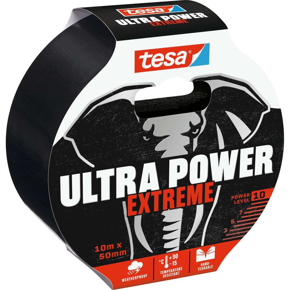 REPARATIONSTEJP 56422 ULTRA POWER TESA SVART 10X50MM