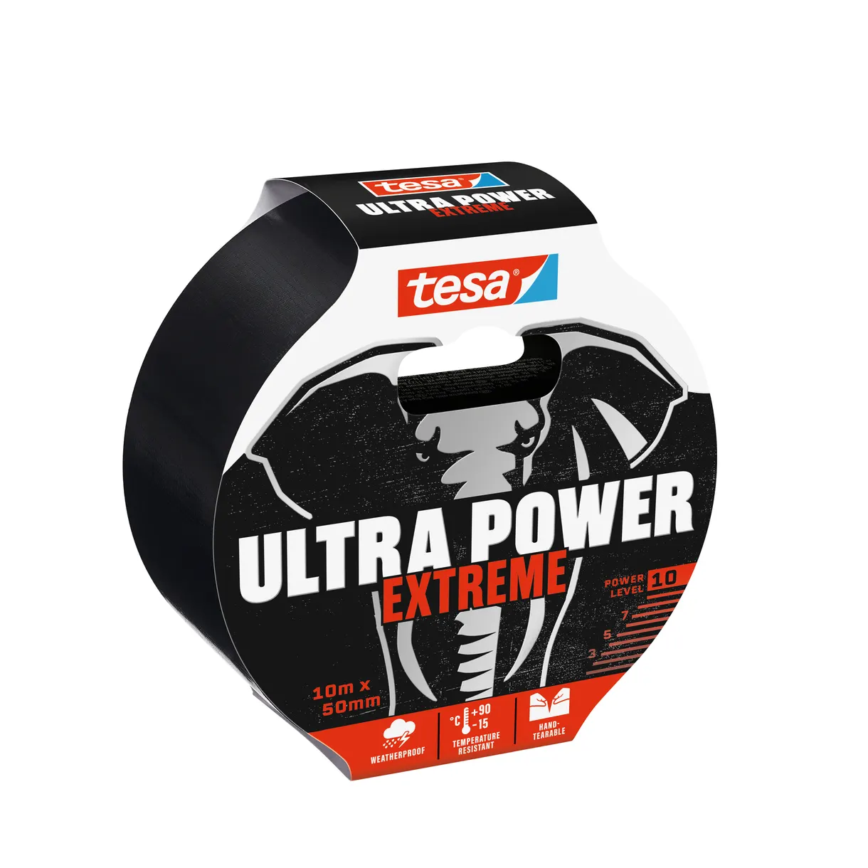 REPARATIONSTEJP 56422 ULTRA POWER TESA SVART 10X50MM