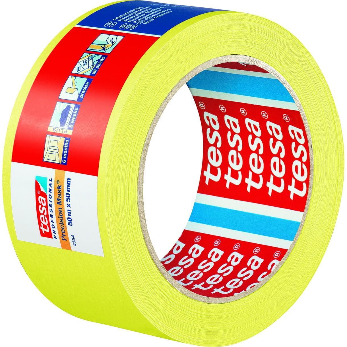 MASKERINGSTEJP PRECISION 4334 INDOOR TESA 6MÅN 50MX50MM