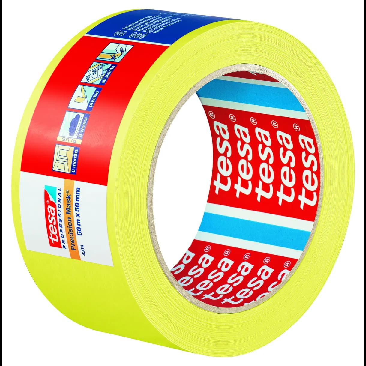 MASKERINGSTEJP PRECISION 4334 INDOOR TESA 6MÅN 50MX50MM