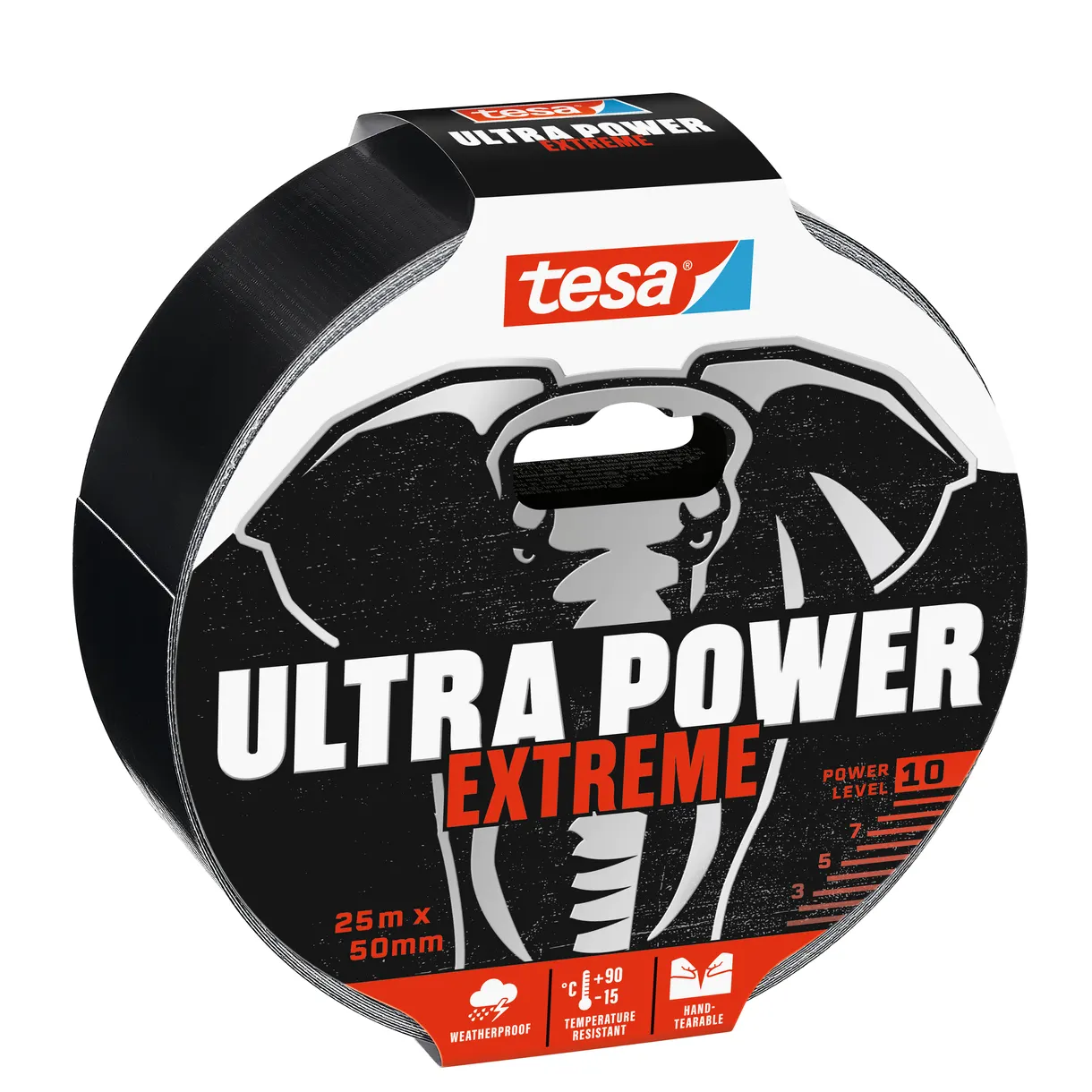 REPARATIONSTEJP 56422 ULTRA POWER TESA SVART 50MM 25M