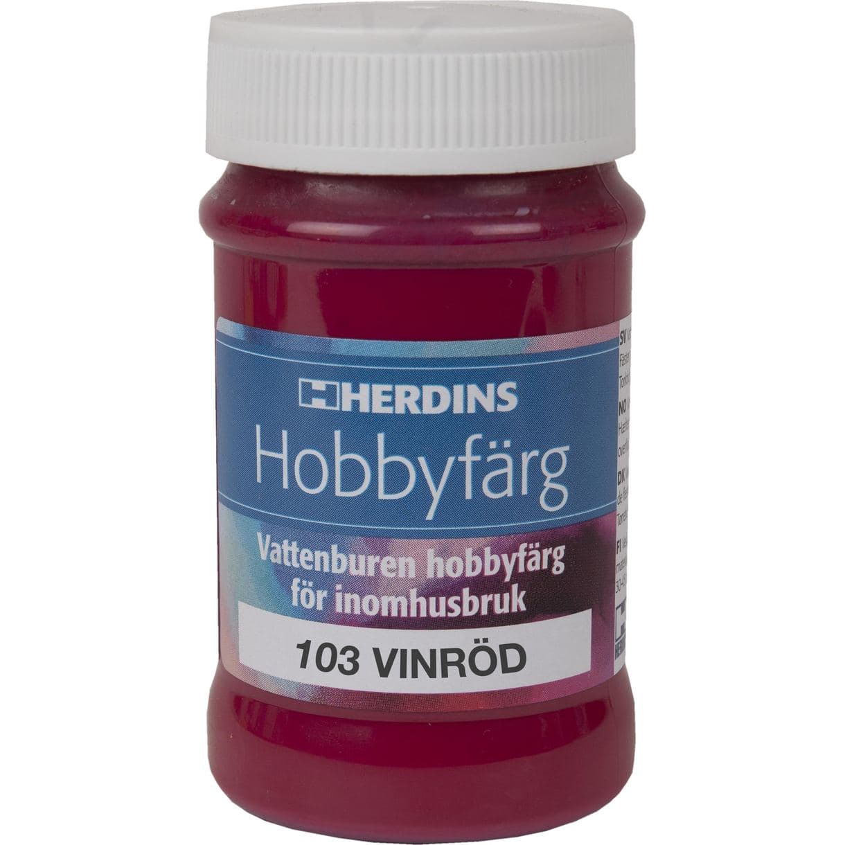 HOBBYFÄRG VINRÖD