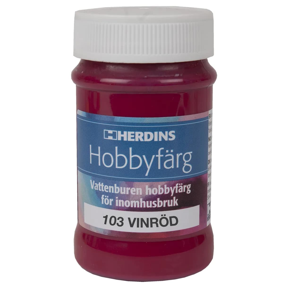 HOBBYFÄRG VINRÖD
