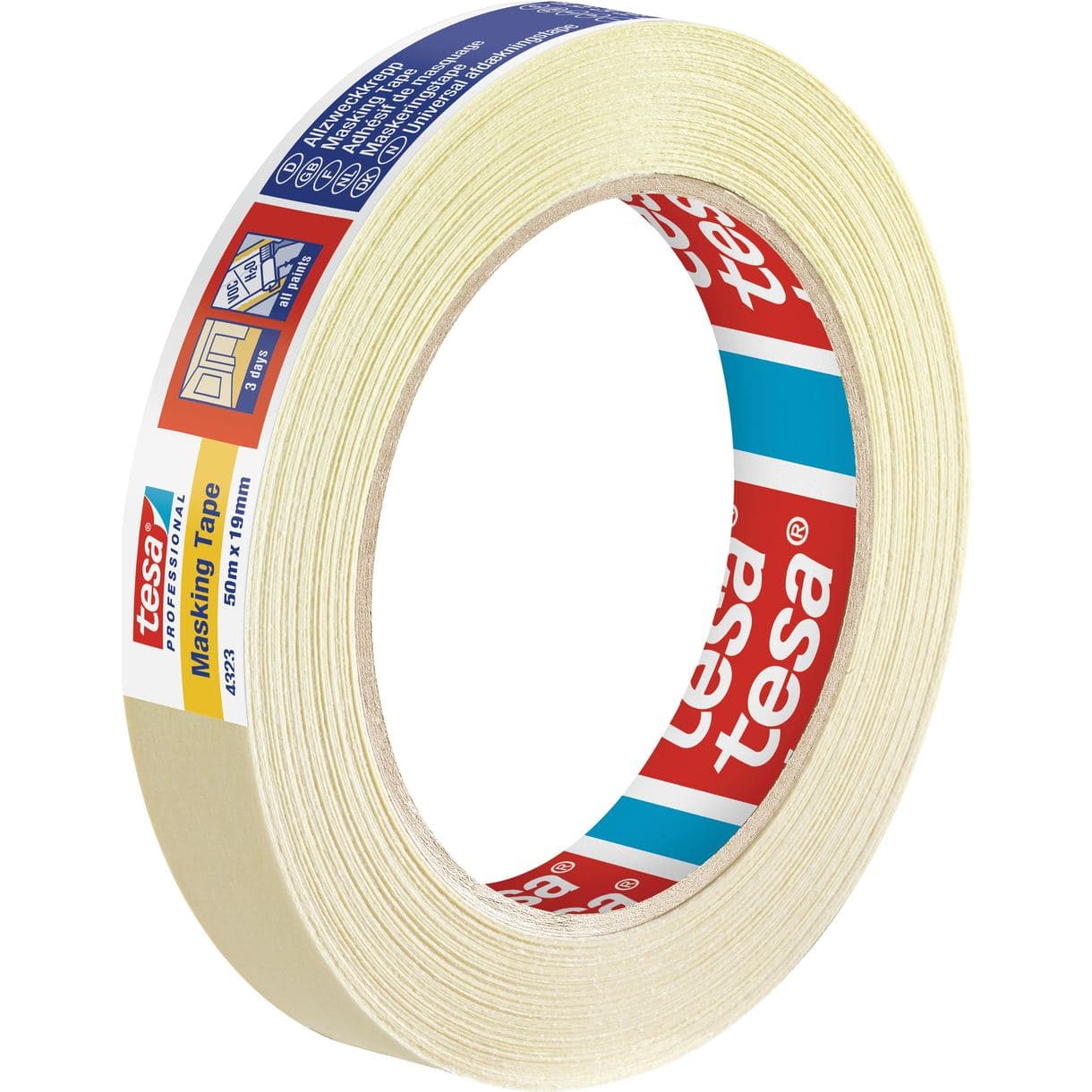 MASKERINGSTEJP 4323 TESA 3 DAGAR 50MX19MM