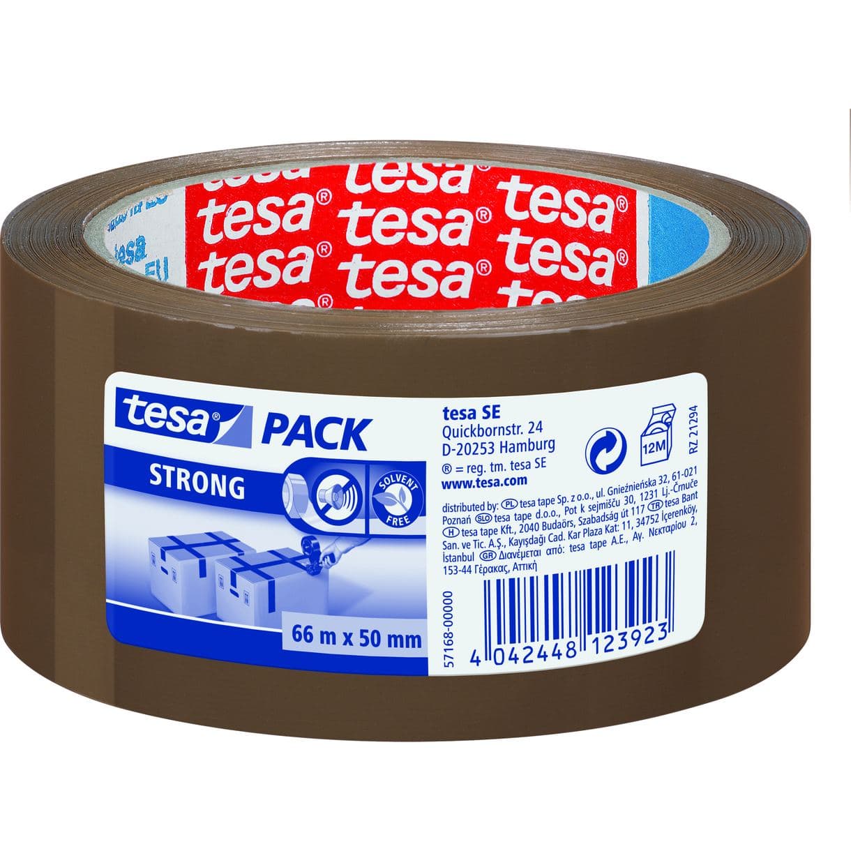 PACKTEJP STRONG 57168 TESA BRUN 50MM 66M