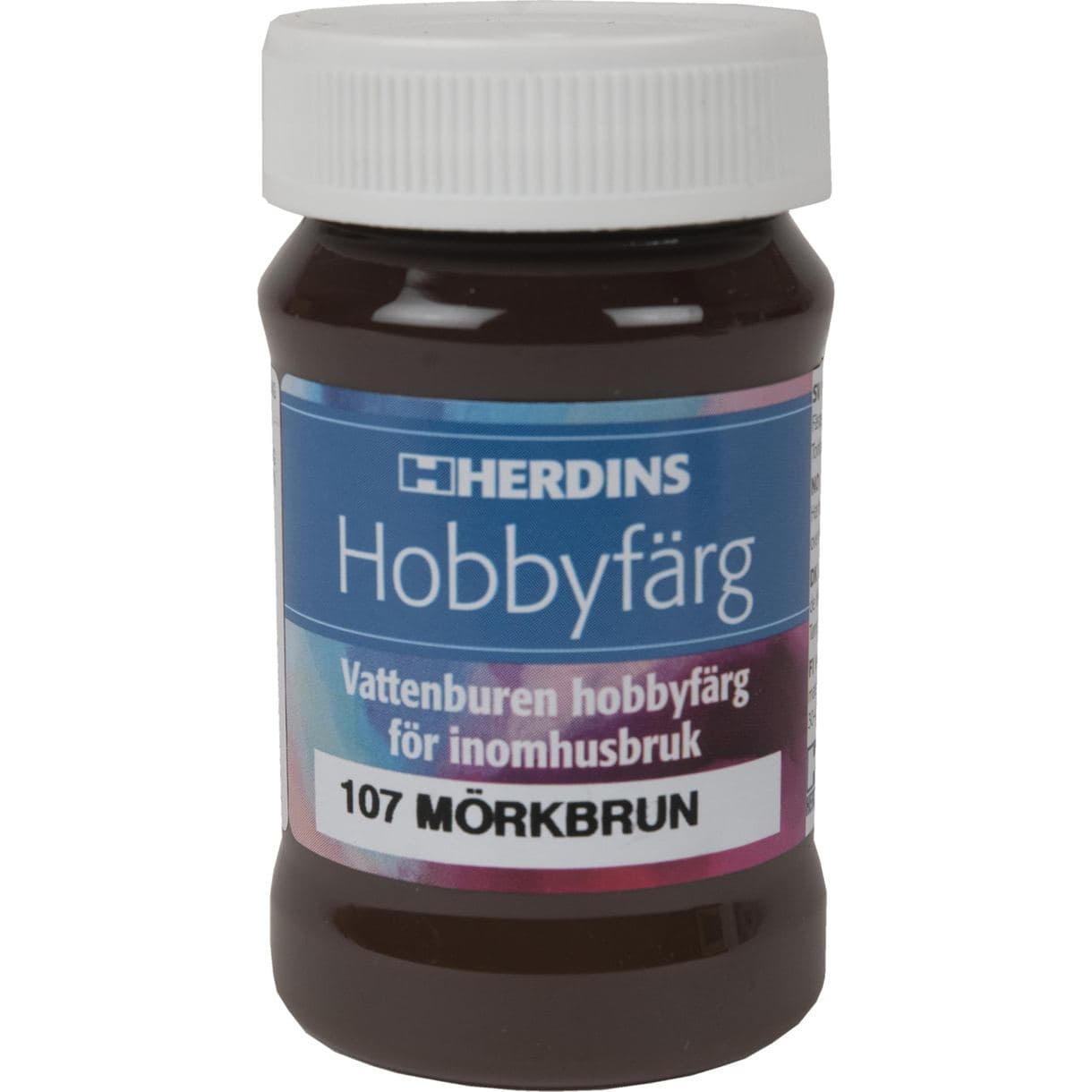 HOBBYFÄRG MÖRKBRUN