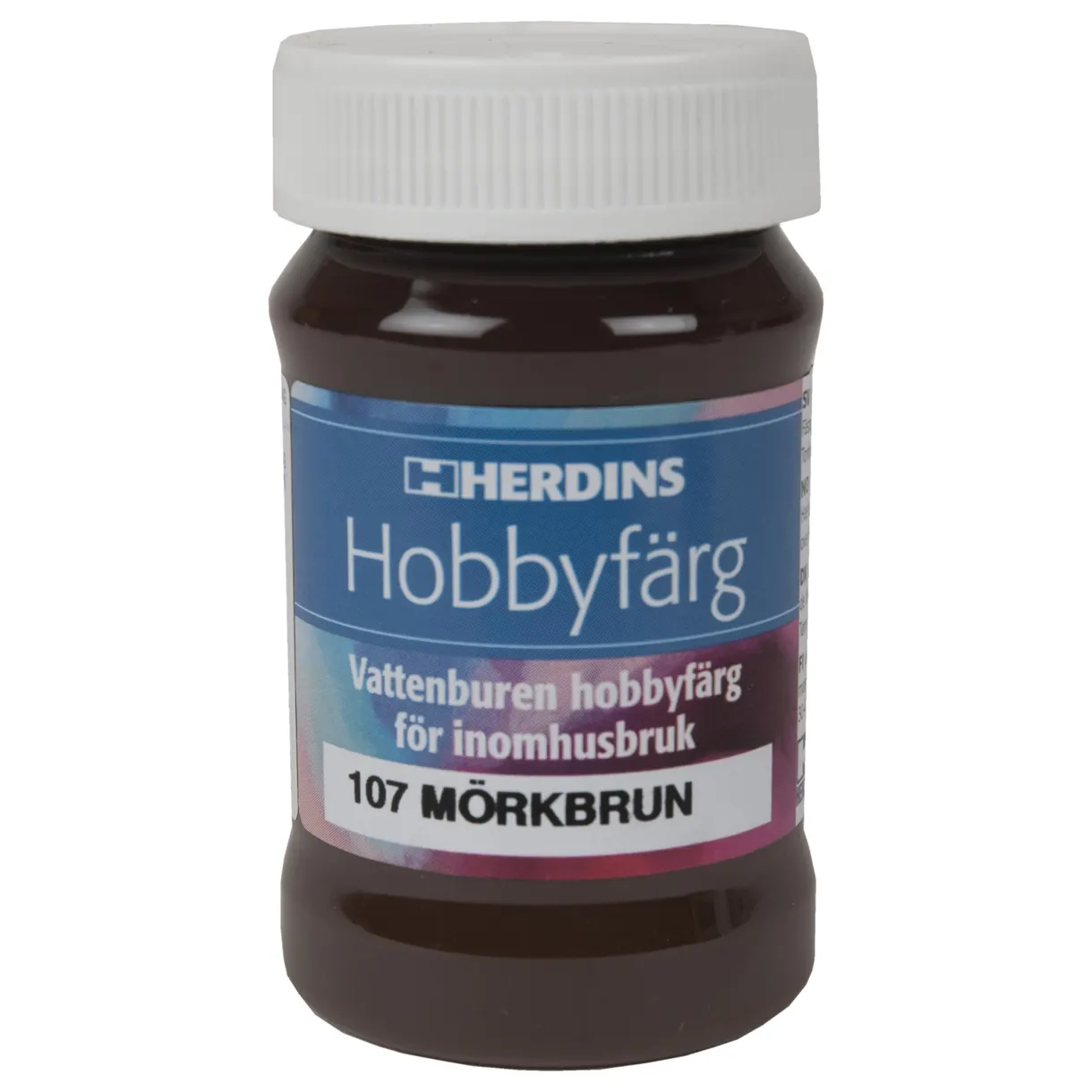 HOBBYFÄRG MÖRKBRUN