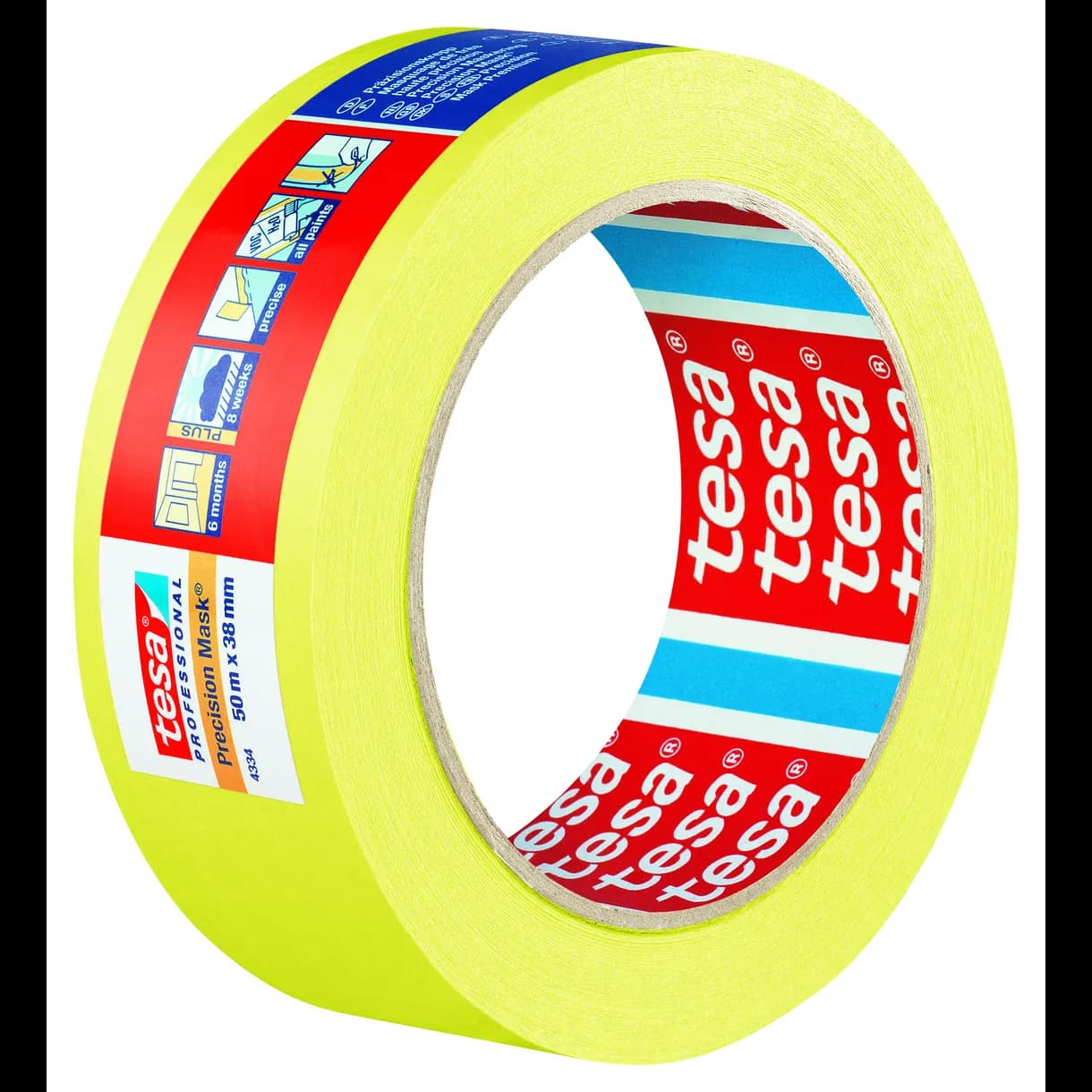 MASKERINGSTEJP PRECISION 4334 INDOOR TESA 6MÅN 50MX38MM