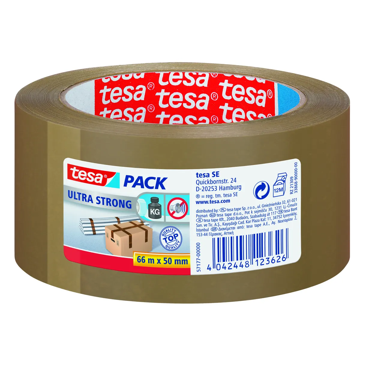 PACKTEJP ULTRA STRONG 57177 TESA BRUN 50MM 66M