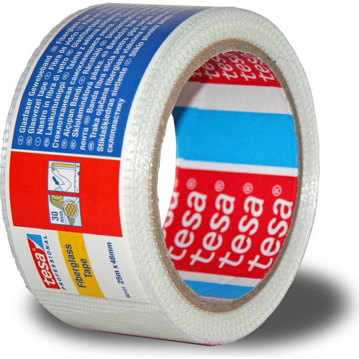 GLASFIBERTEJP 60101 TESA GLASFIBERREMSA 48MM 25M