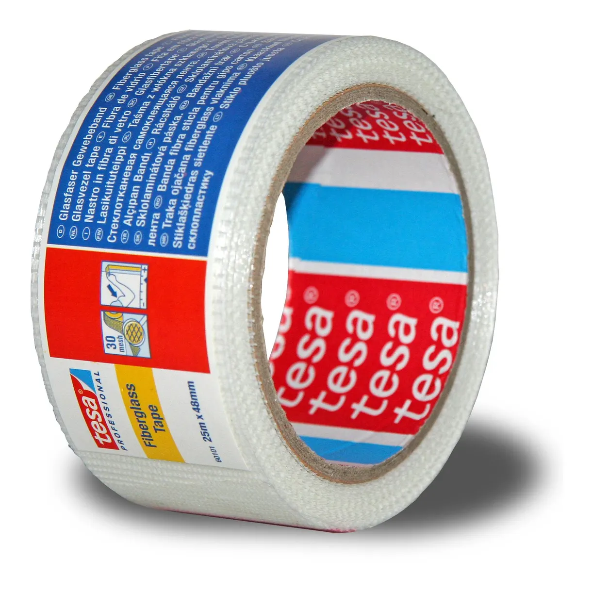 GLASFIBERTEJP 60101 TESA GLASFIBERREMSA 48MM 25M