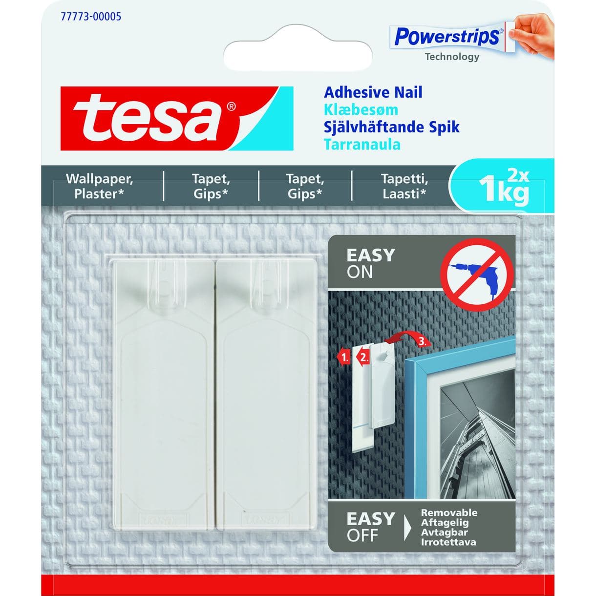 SPIK 77773 TESA SJÄLVHÄFTANDE TAPET/PUTS 1KG