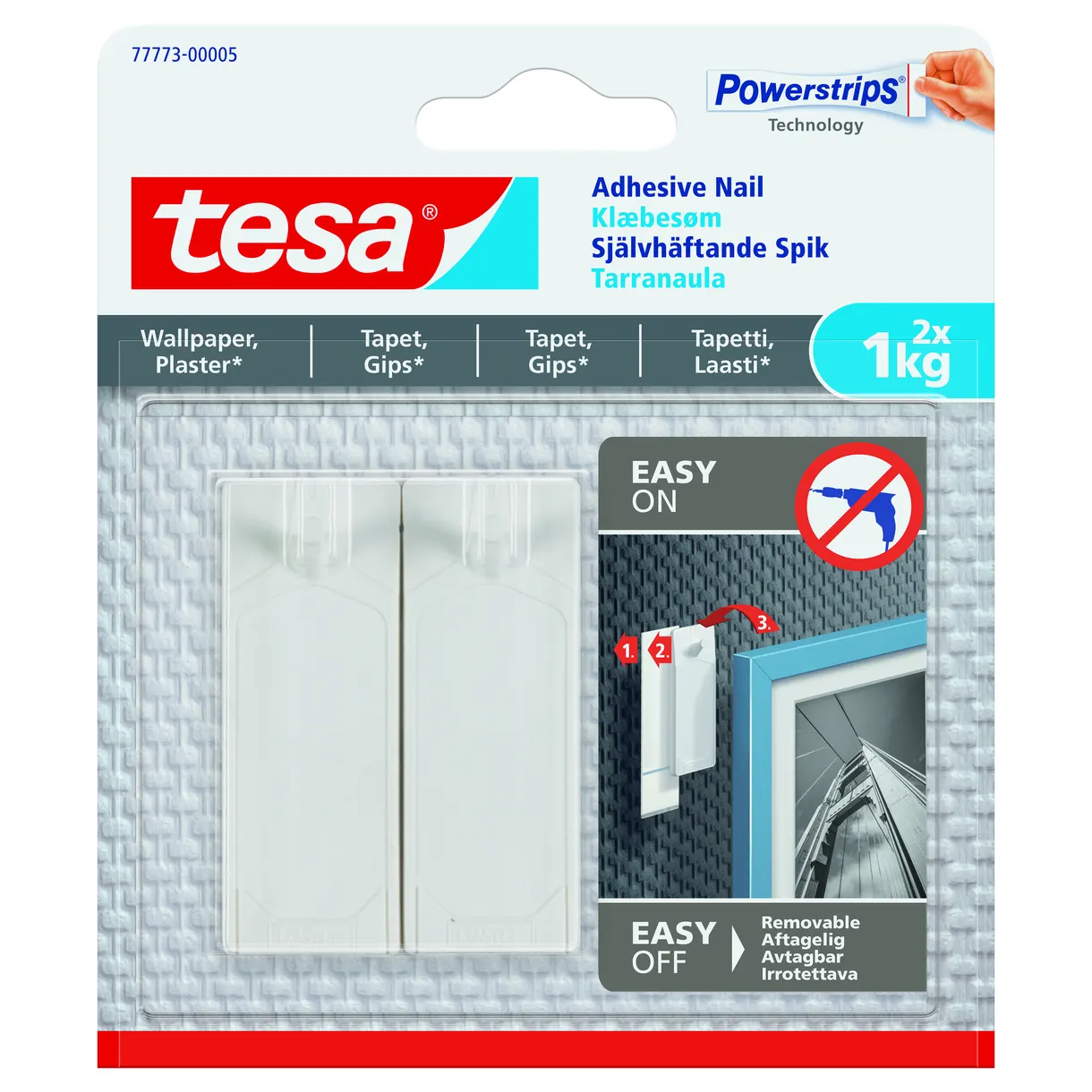 SPIK 77773 TESA SJÄLVHÄFTANDE TAPET/PUTS 1KG