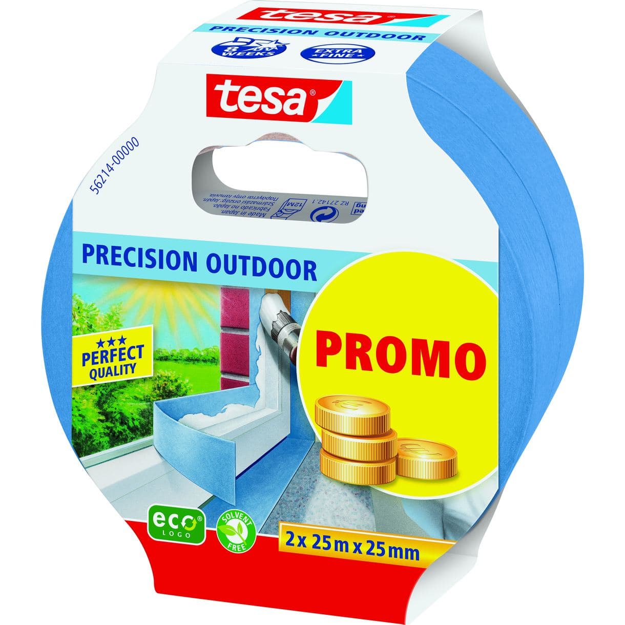 MASKERINGSTEJP PRECISON 56214 PROMO INDOOR 2X25MX25MM