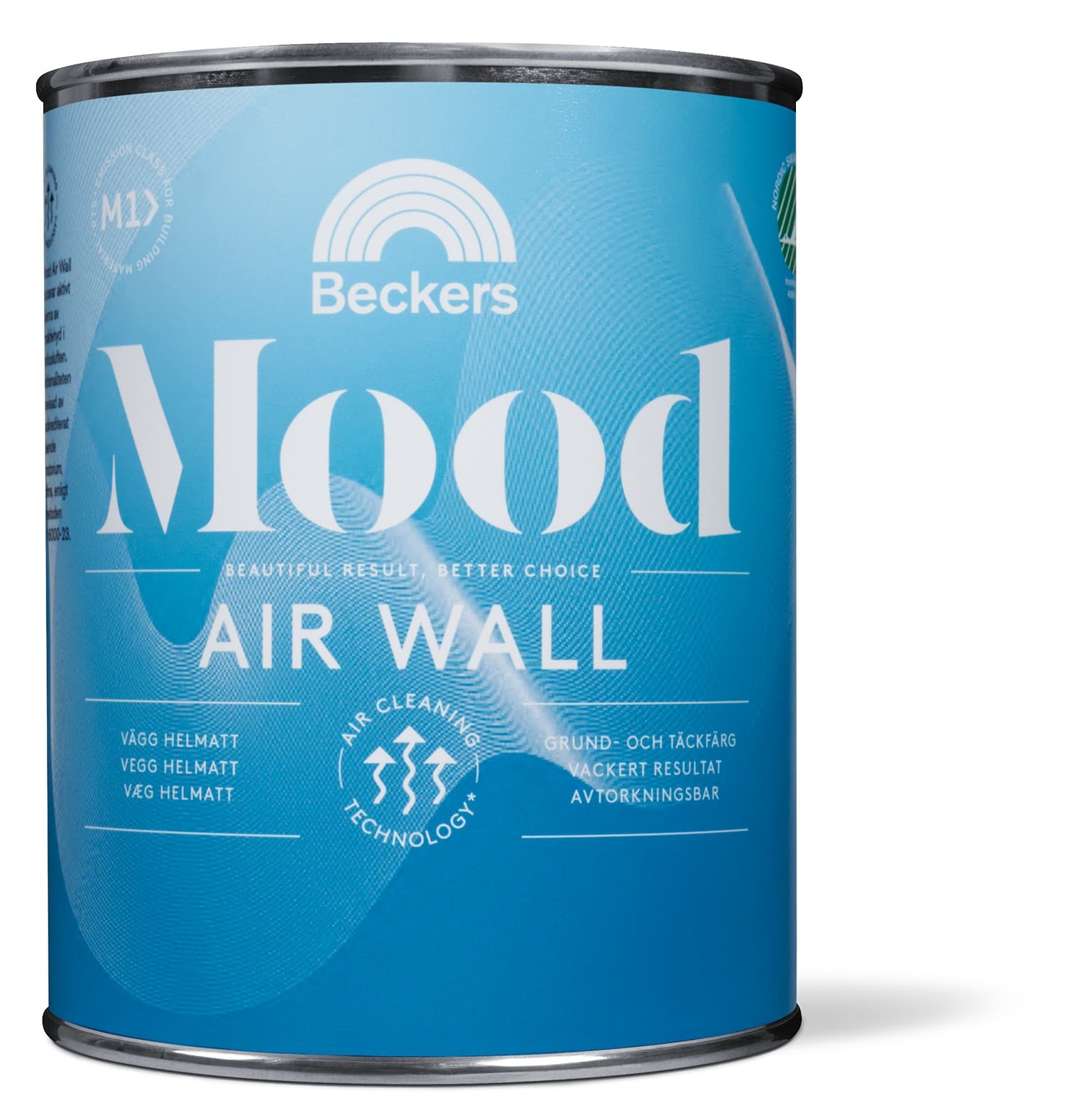 VÄGGFÄRG MOOD AIR WALL VIT/BAS A 0,9L
