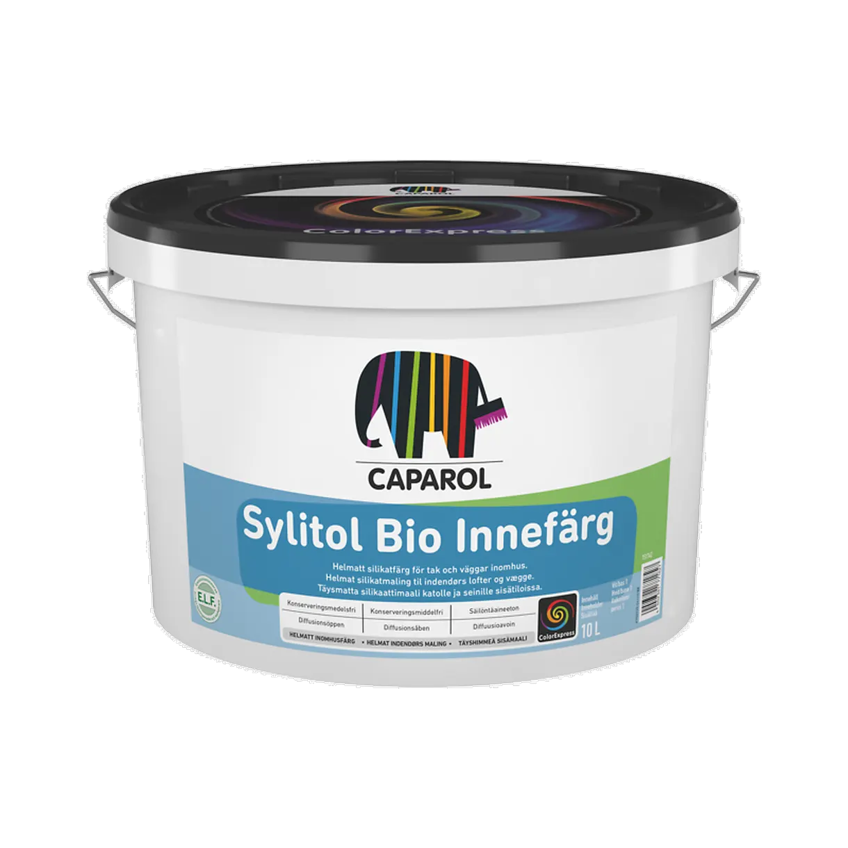 VÄGGFÄRG SYLITOL BIO VIT BAS 1 10L