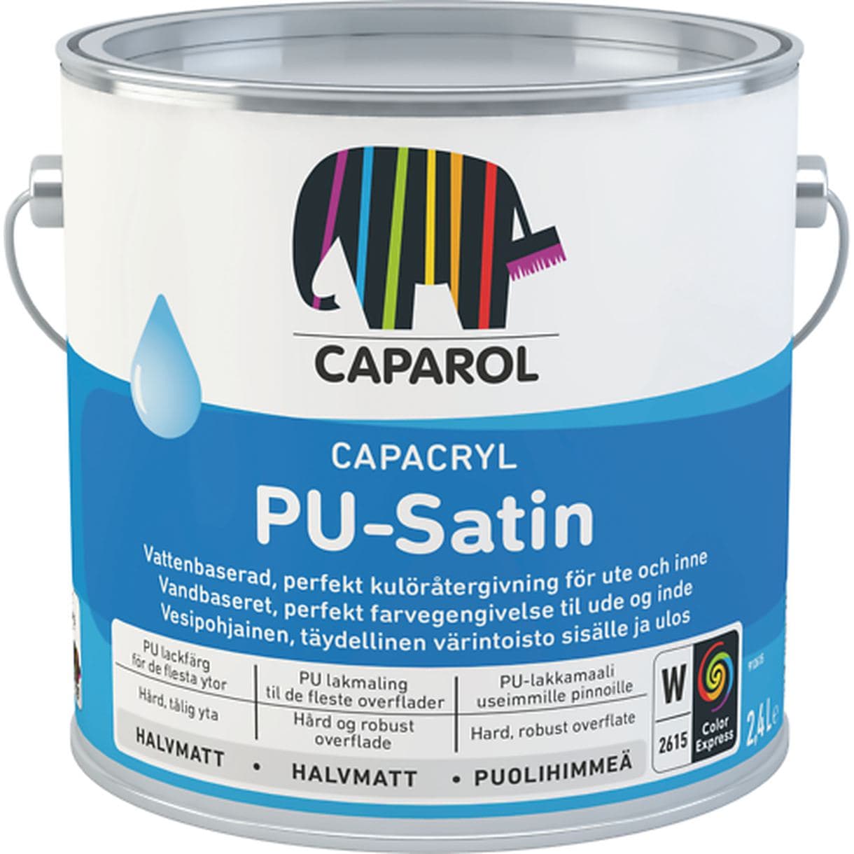 LACKFÄRG PU-SATIN 0,7L