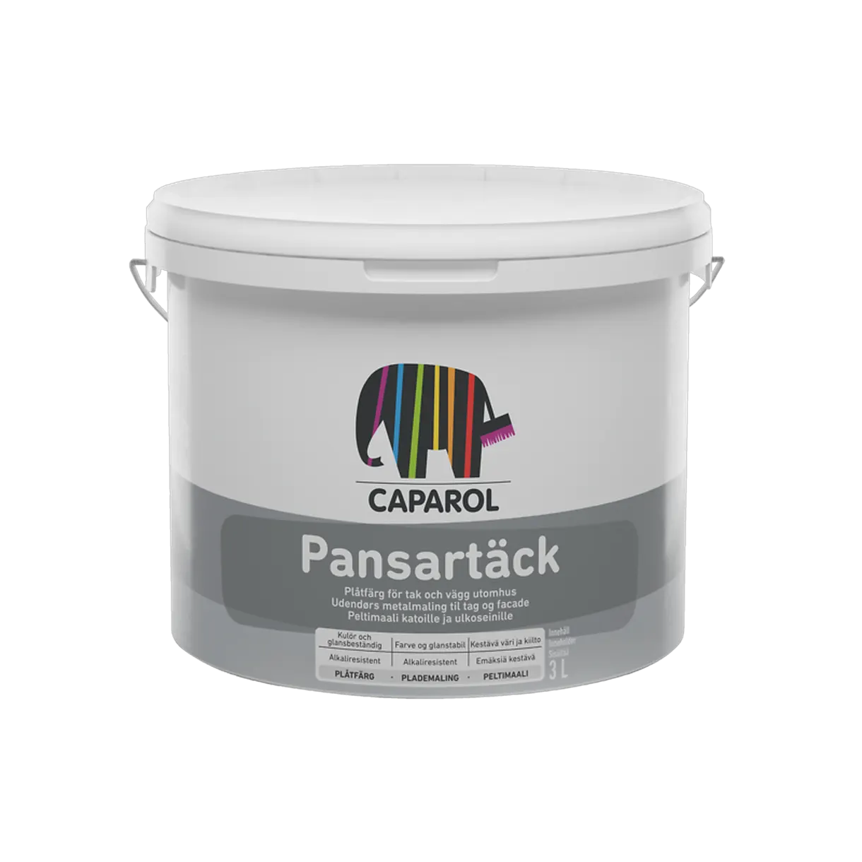 PLÅTFÄRG PANSARTÄCK V CAPAROL BAS B 9L