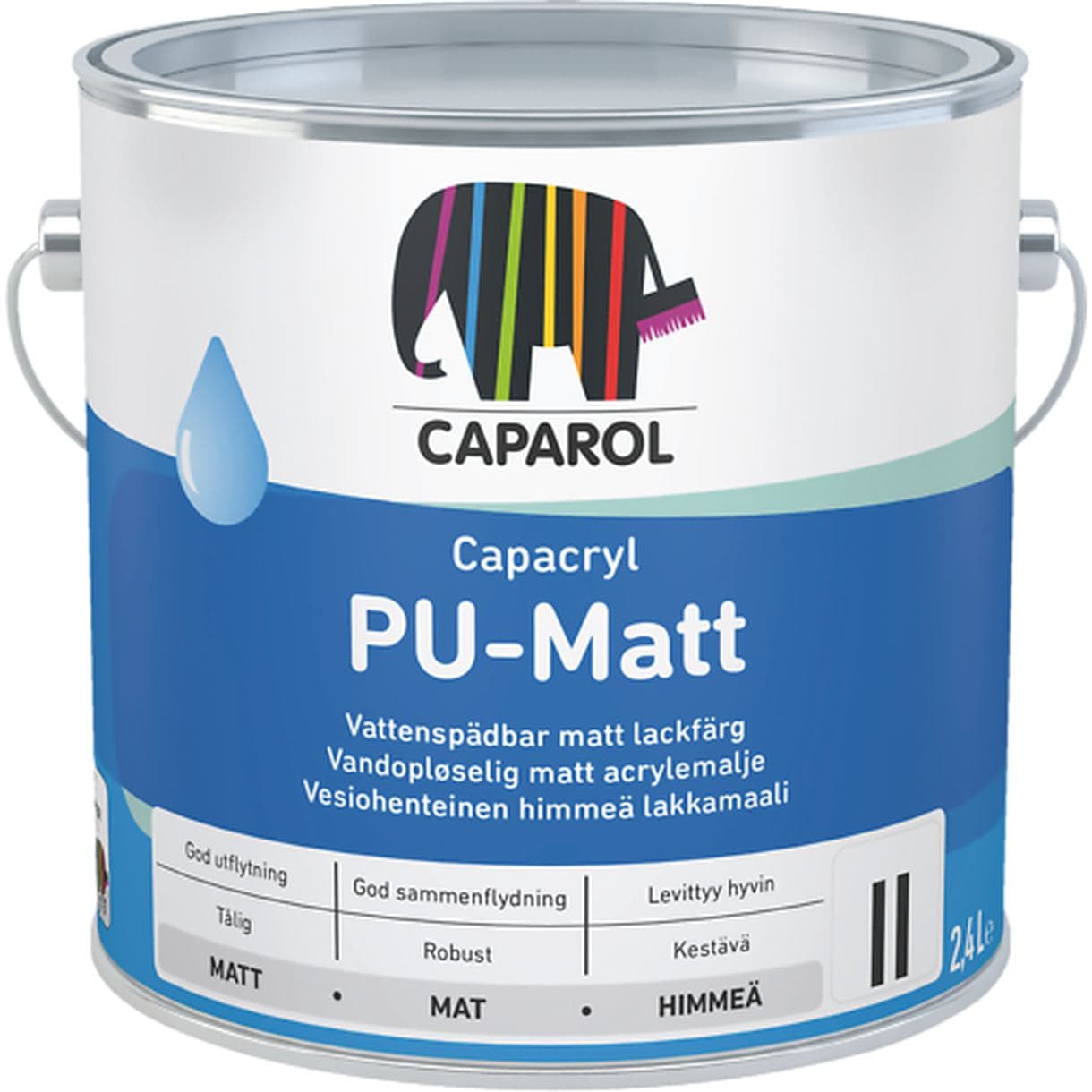 LACKFÄRG PU-MATT BAS T 0,7L