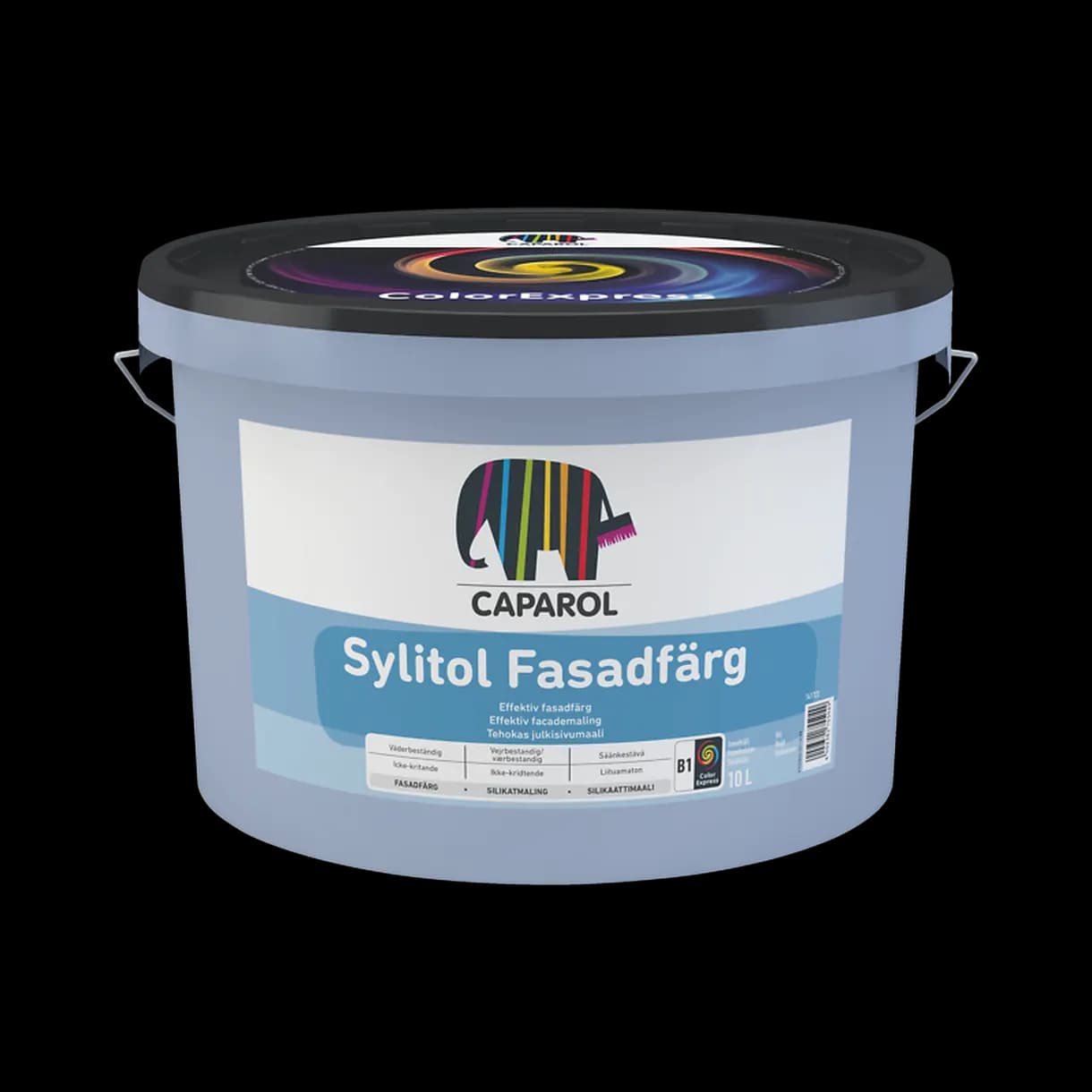FASADFÄRG SYLITOL SILIKATFÄRG VIT BAS 1 10L