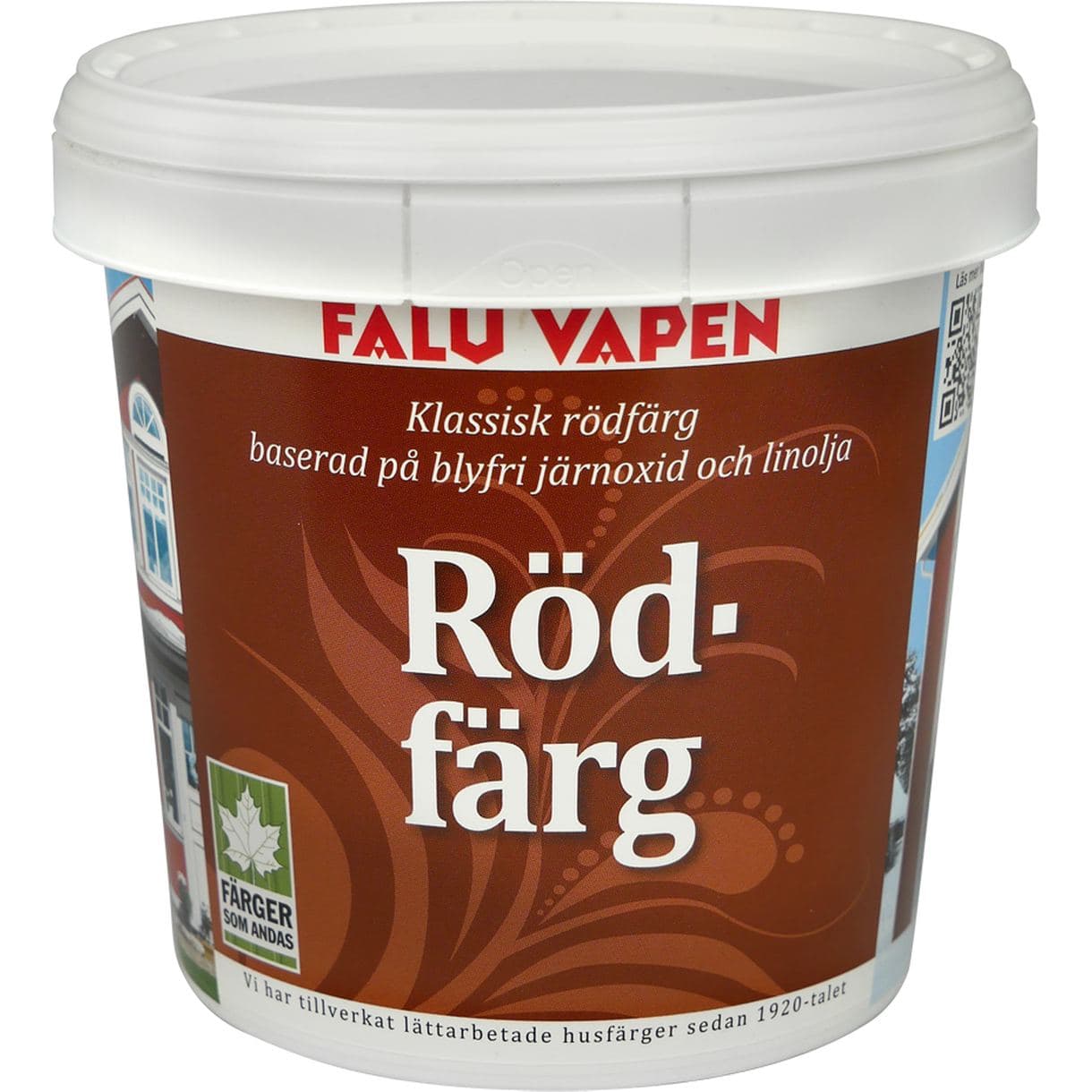 RÖDFÄRG FALU VAPEN RÖD PENSELKVALITÉT 1L