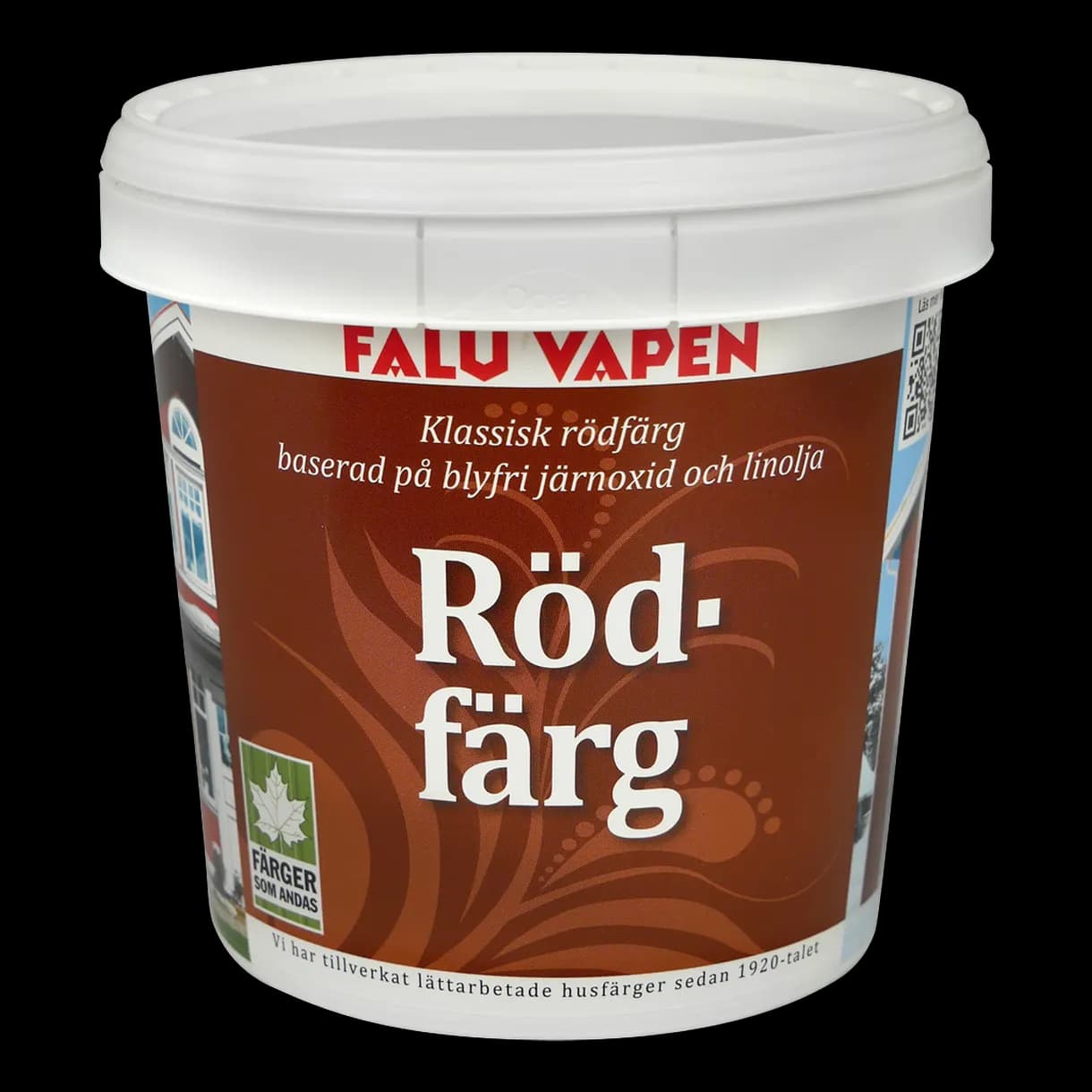 RÖDFÄRG FALU VAPEN RÖD PENSELKVALITÉT 1L