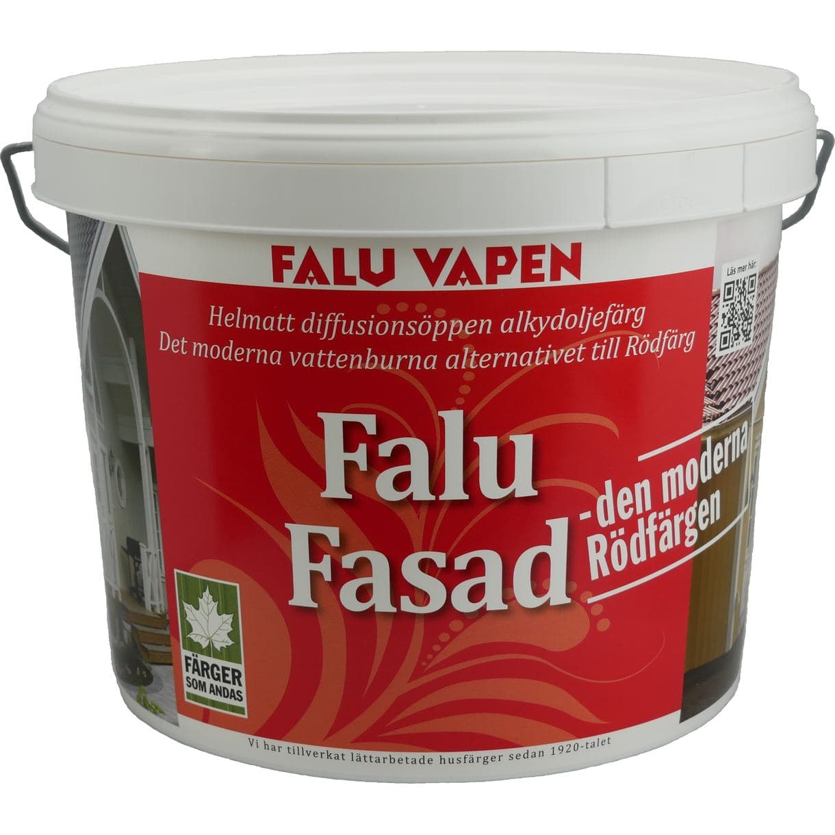 FASADFÄRG FALU VAPEN BRYTBAS VIT 3,6L