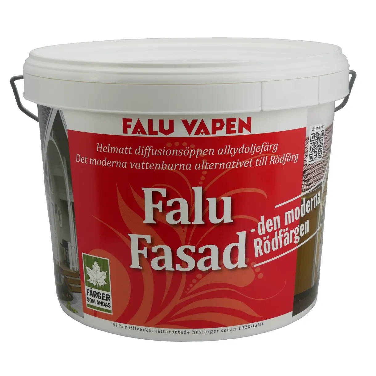 FASADFÄRG FALU VAPEN BRYTBAS VIT 3,6L