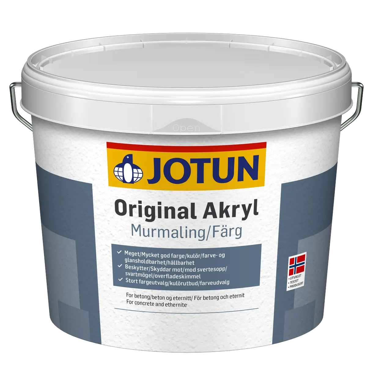 MURFÄRG JOTUN ORIGINAL AKRYL VIT 3L