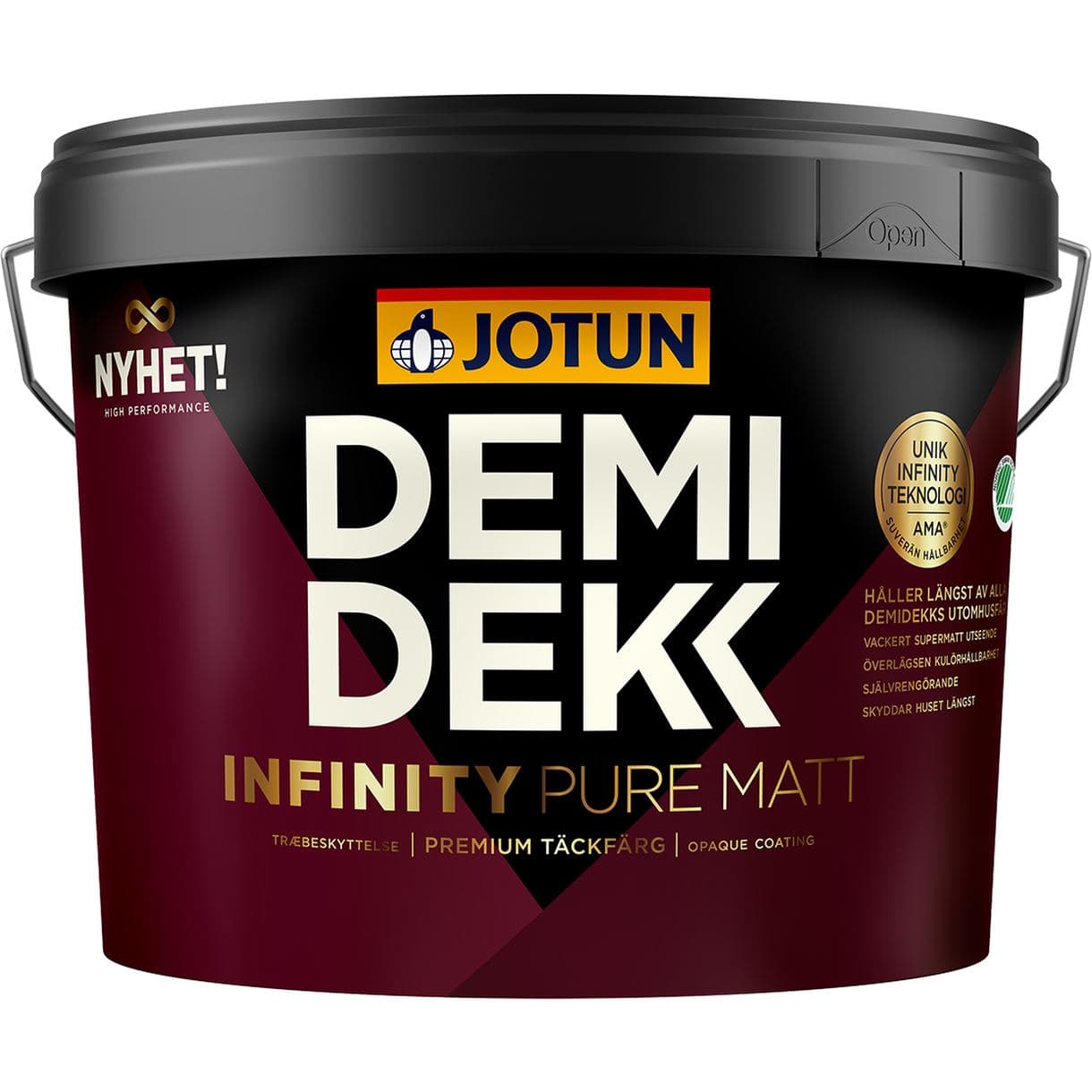 TÄCKFÄRG DEMIDEKK INFINITY PURE MATT B BAS 9L