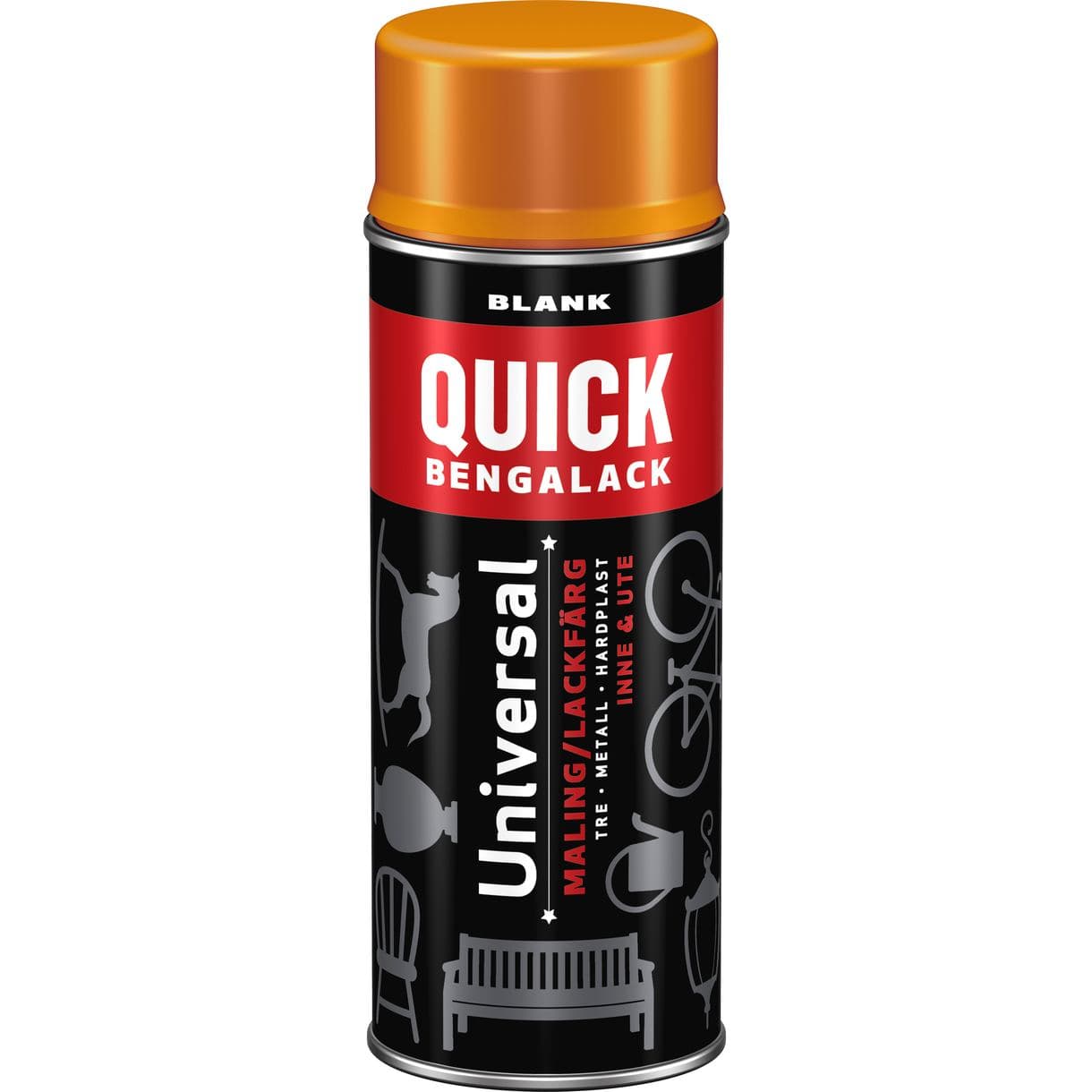 SPRAYFÄRG QUICK ORANGE BLANK 0,4L
