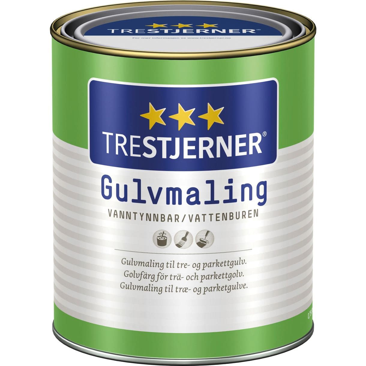 GOLVFÄRG TRESTJERNER MATT C-BAS 0,68L