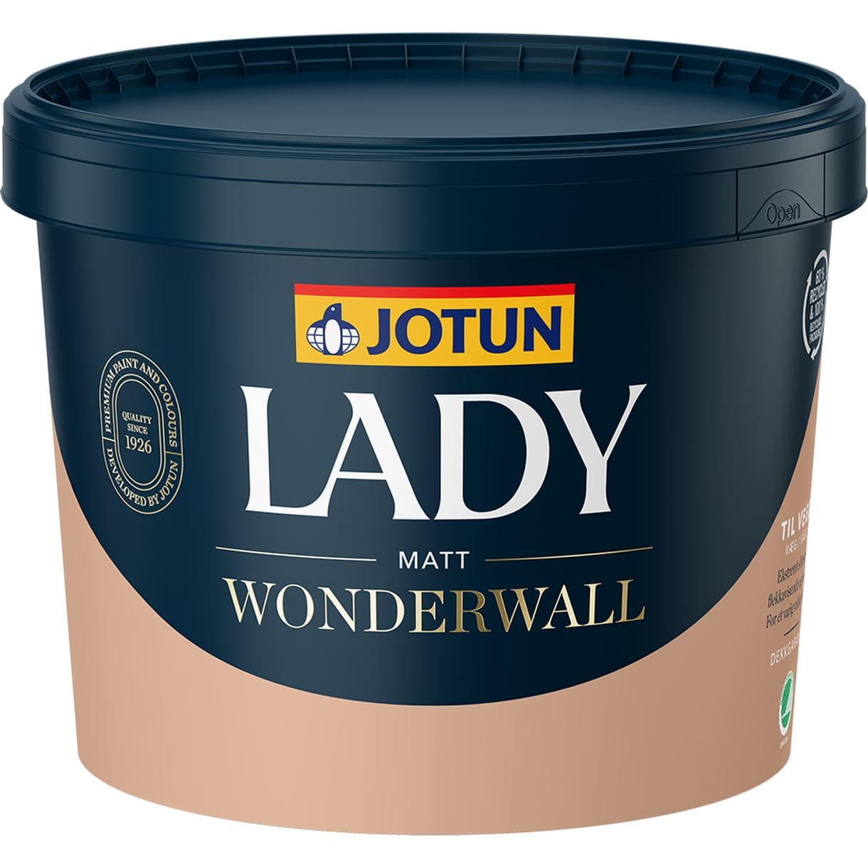 VÄGGFÄRG LADY WONDERWALL B-BAS NY LÅG BURK 2,7L