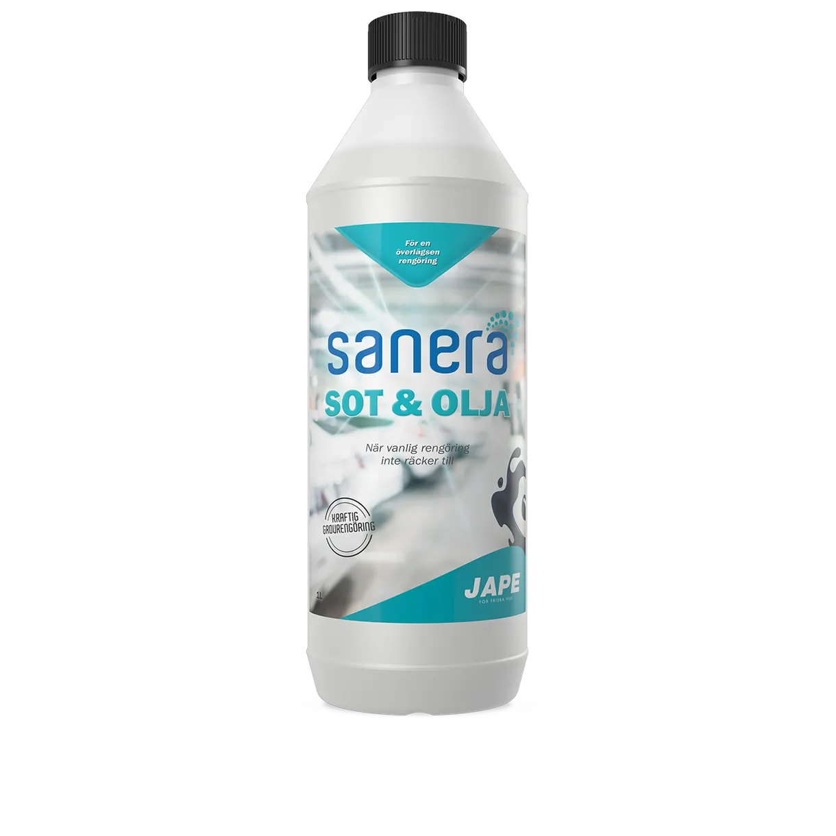 RENGÖRINGSMEDEL SANERA SOT&OLJA 1L