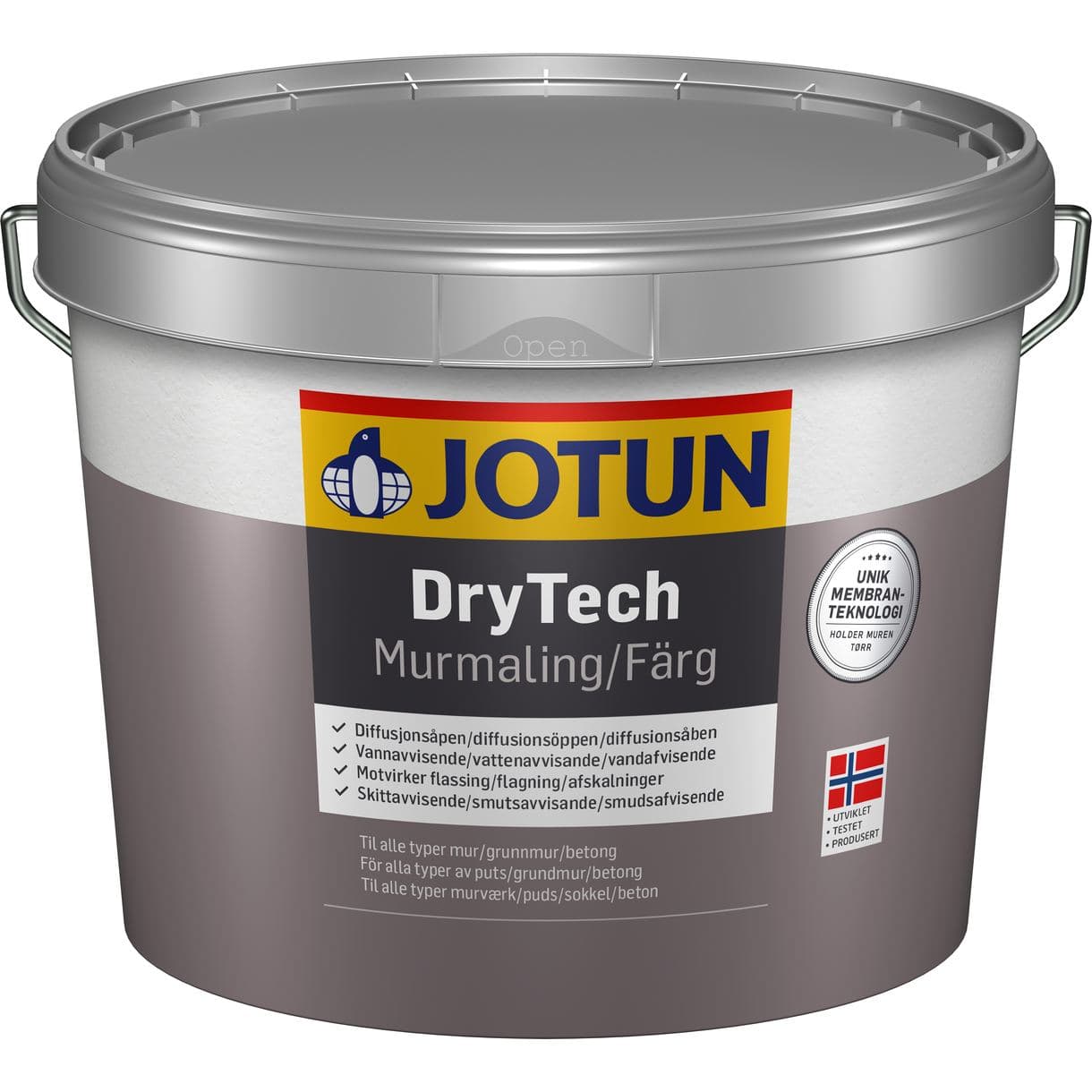MURFÄRG JOTUN DRYTECH BAS LJUSGRÅ 2,7L