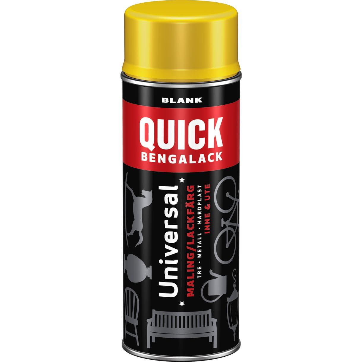 SPRAYFÄRG QUICK SIGNALGUL BLANK 0,4L