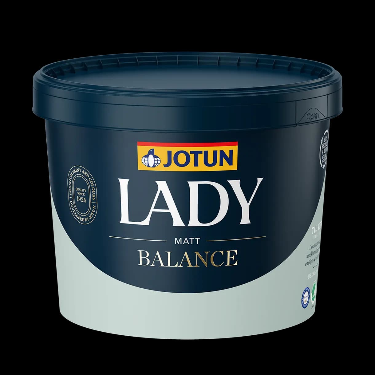 VÄGGFÄRG LADY BALANCE C-BAS NY LÅG BURK 2,7L