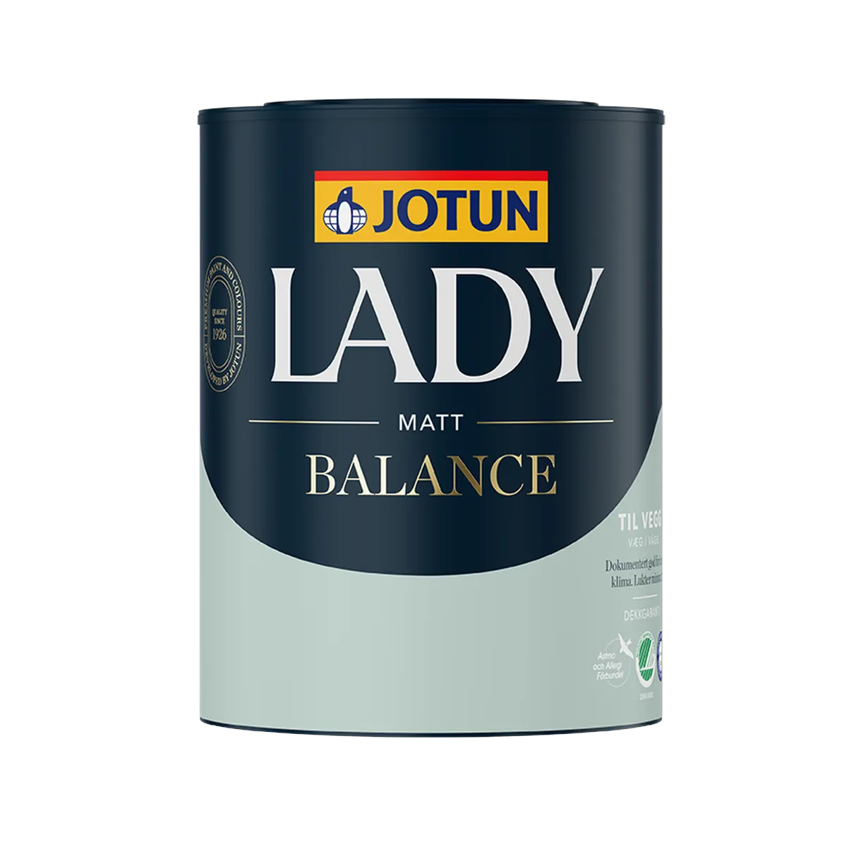 VÄGGFÄRG LADY BALANCE NY A-BAS 0,68L